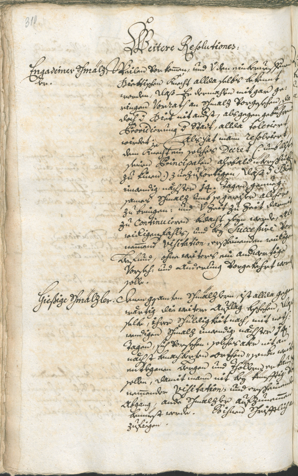 Archivio Storico della Città di Bolzano - BOhisto protocollo consiliare 1738/41 