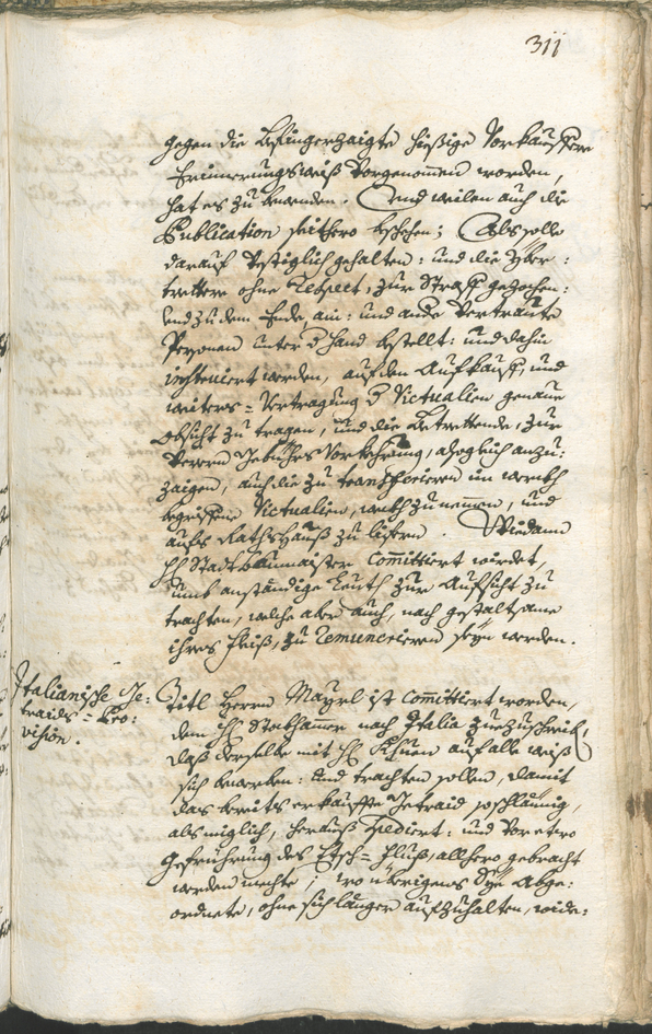 Stadtarchiv Bozen - BOhisto Ratsprotokoll 1738/41 