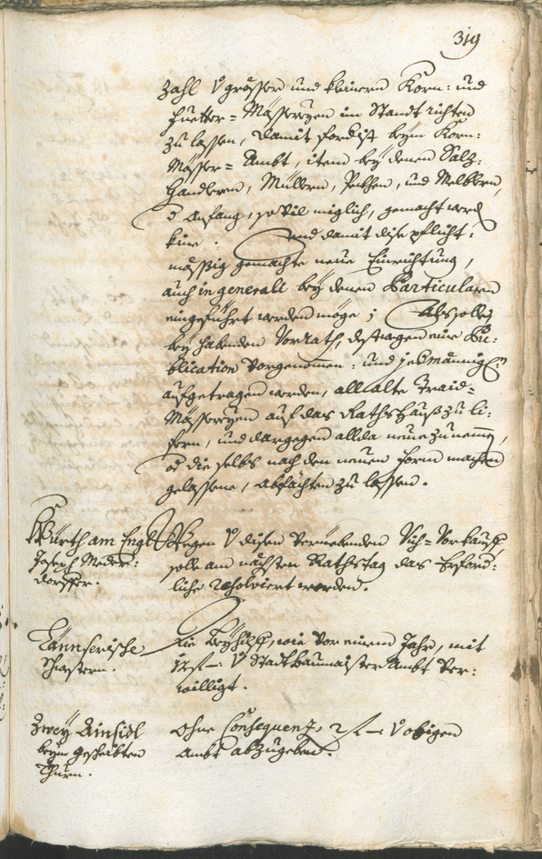 Stadtarchiv Bozen - BOhisto Ratsprotokoll 1738/41 