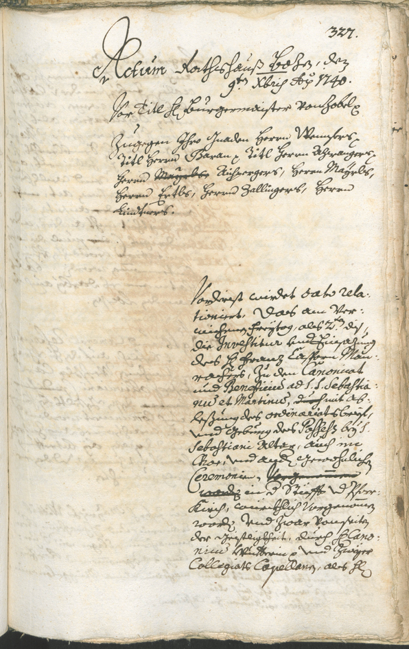 Archivio Storico della Città di Bolzano - BOhisto protocollo consiliare 1738/41 