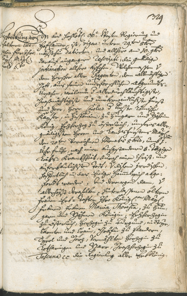 Stadtarchiv Bozen - BOhisto Ratsprotokoll 1738/41 