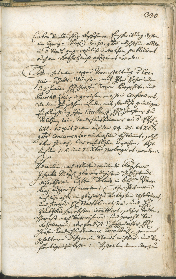 Stadtarchiv Bozen - BOhisto Ratsprotokoll 1738/41 