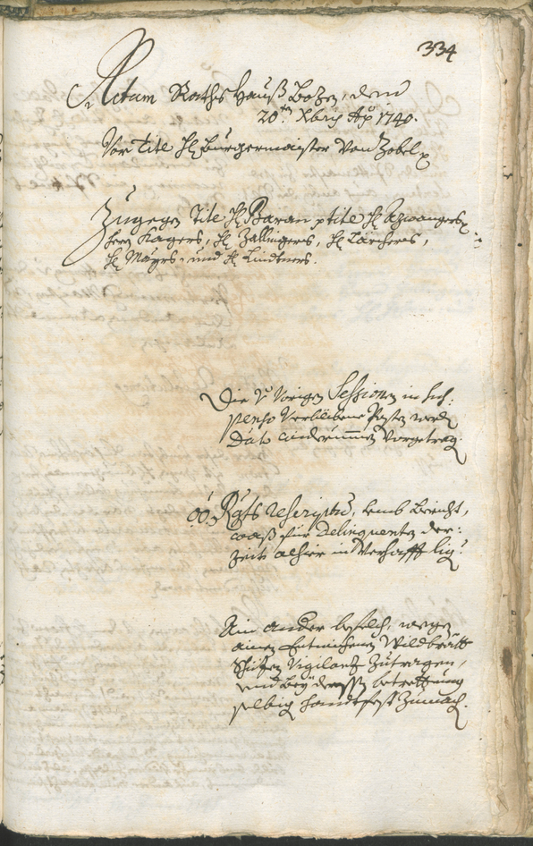 Civic Archives of Bozen-Bolzano - BOhisto Ratsprotokoll 1738/41 