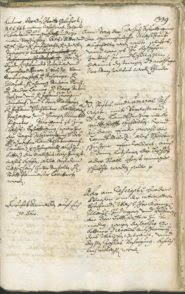 Stadtarchiv Bozen - BOhisto Ratsprotokoll 1738/41 