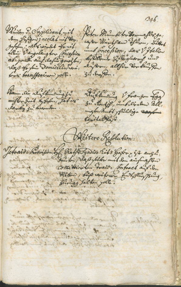 Stadtarchiv Bozen - BOhisto Ratsprotokoll 1738/41 