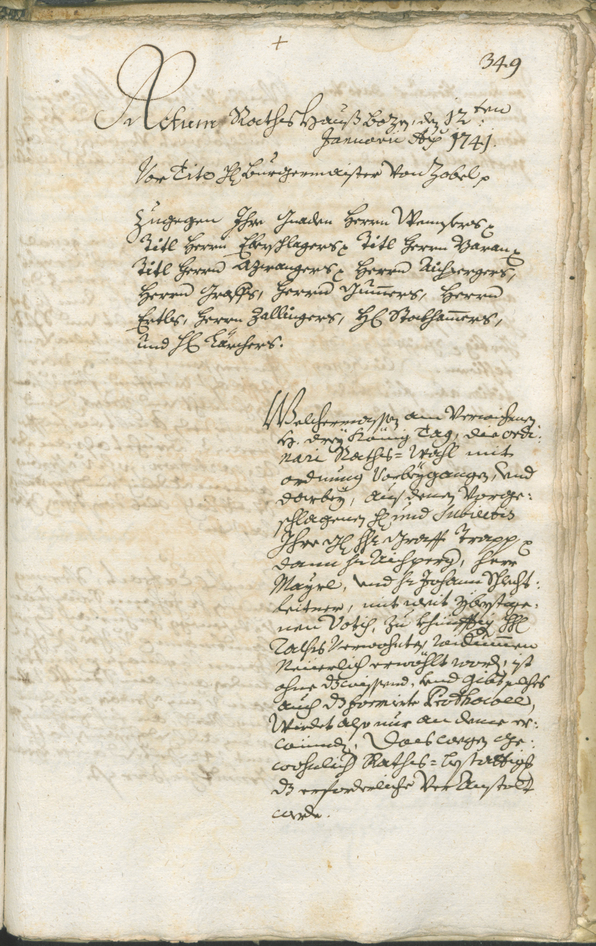 Archivio Storico della Città di Bolzano - BOhisto protocollo consiliare 1738/41 