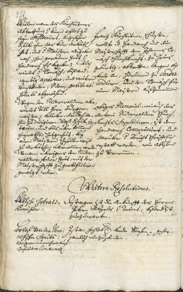 Archivio Storico della Città di Bolzano - BOhisto protocollo consiliare 1738/41 