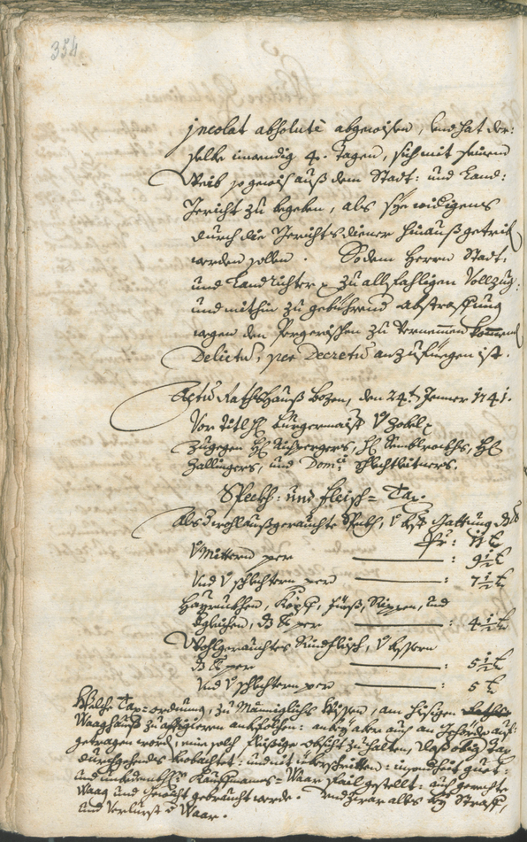 Civic Archives of Bozen-Bolzano - BOhisto Ratsprotokoll 1738/41 