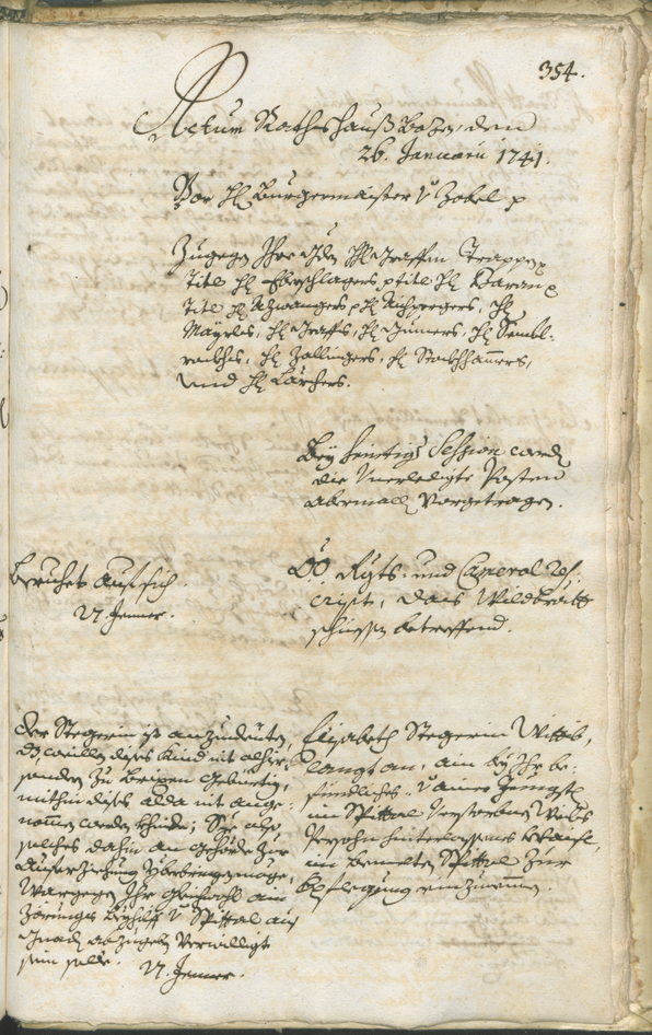 Civic Archives of Bozen-Bolzano - BOhisto Ratsprotokoll 1738/41 