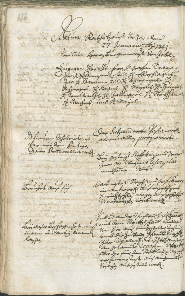 Archivio Storico della Città di Bolzano - BOhisto protocollo consiliare 1738/41 