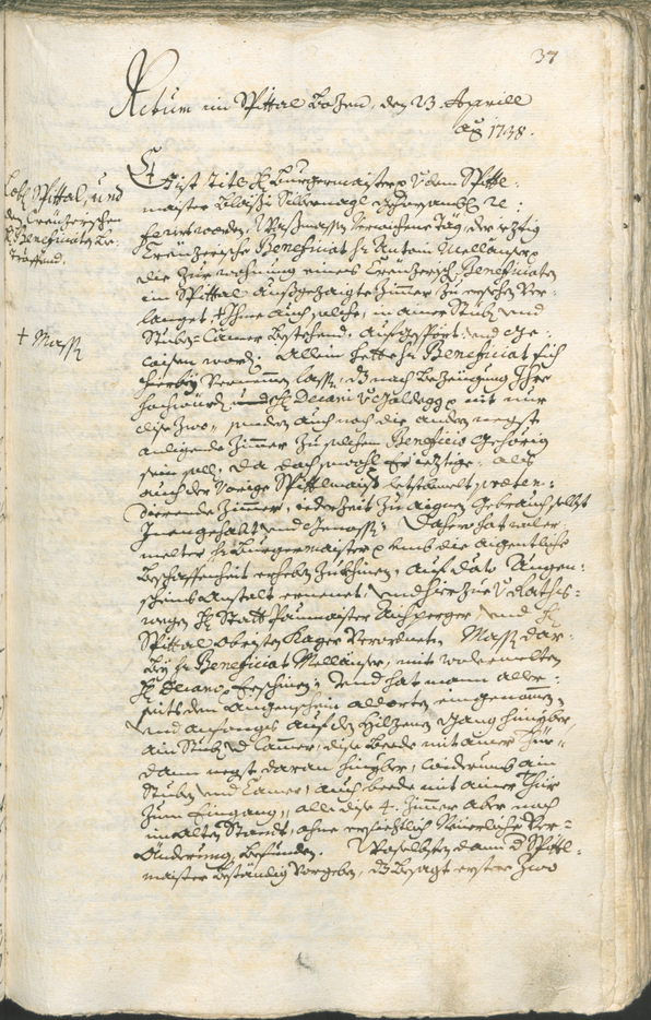 Civic Archives of Bozen-Bolzano - BOhisto Ratsprotokoll 1738/41 