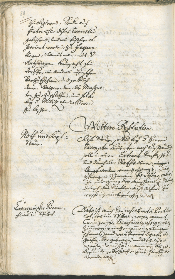 Stadtarchiv Bozen - BOhisto Ratsprotokoll 1738/41 