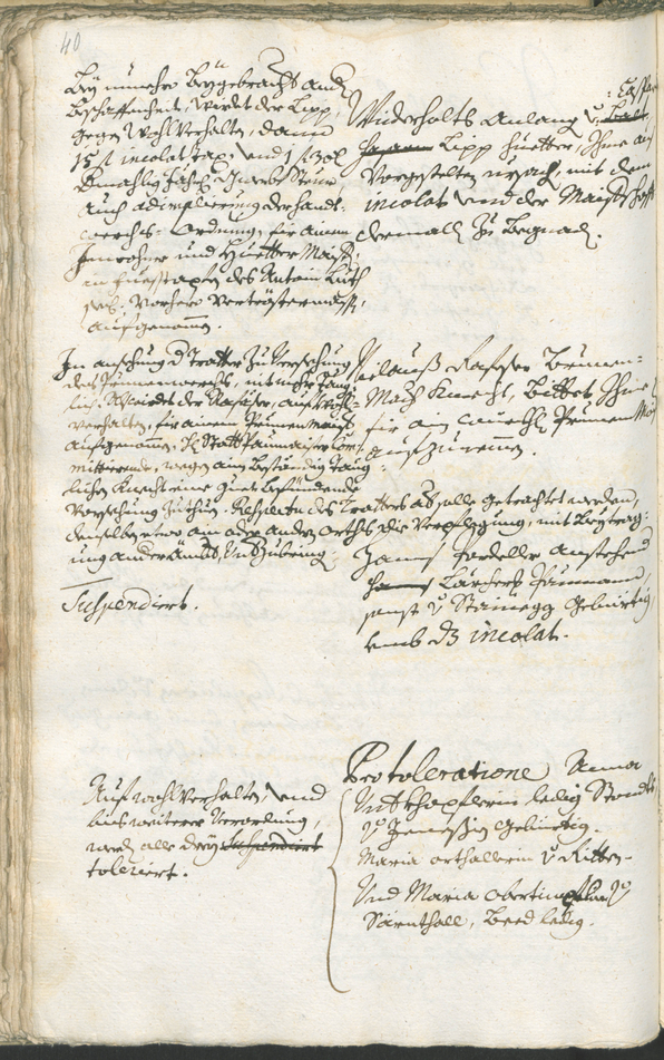 Stadtarchiv Bozen - BOhisto Ratsprotokoll 1738/41 