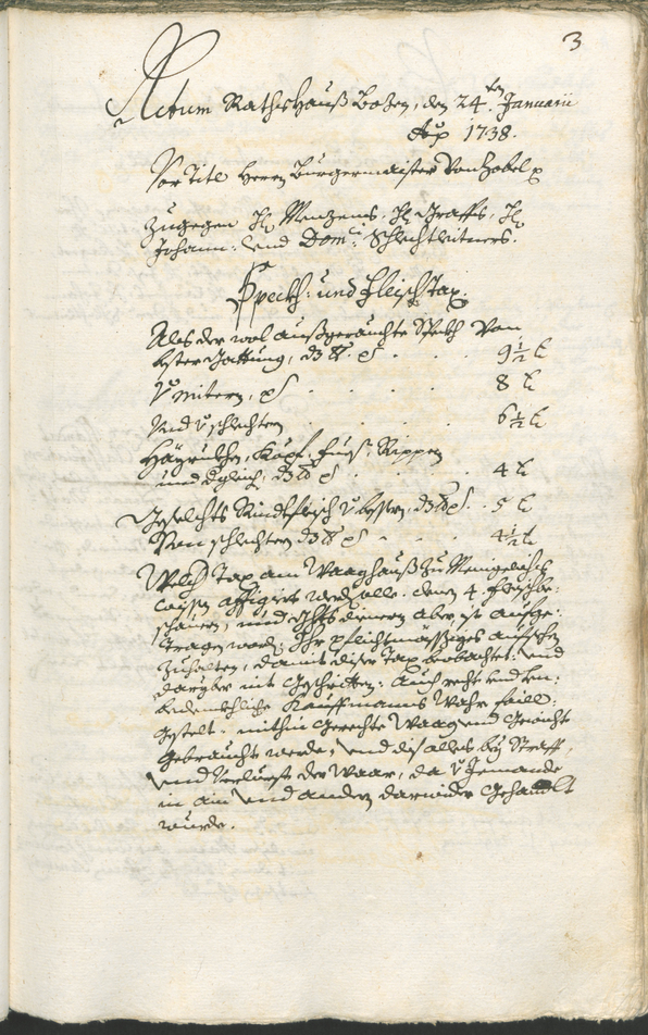 Archivio Storico della Città di Bolzano - BOhisto protocollo consiliare 1738/41 