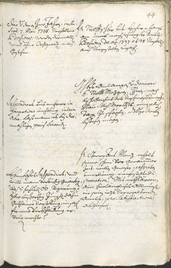 Civic Archives of Bozen-Bolzano - BOhisto Ratsprotokoll 1738/41 