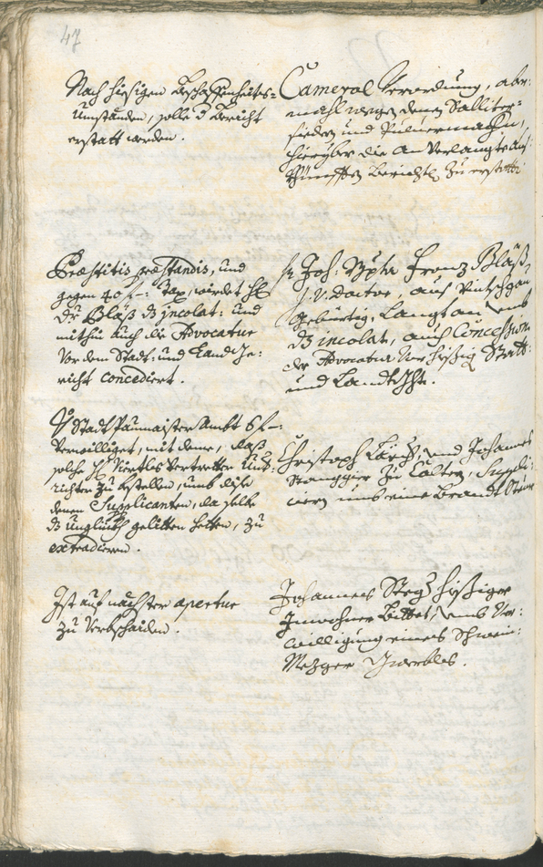 Archivio Storico della Città di Bolzano - BOhisto protocollo consiliare 1738/41 