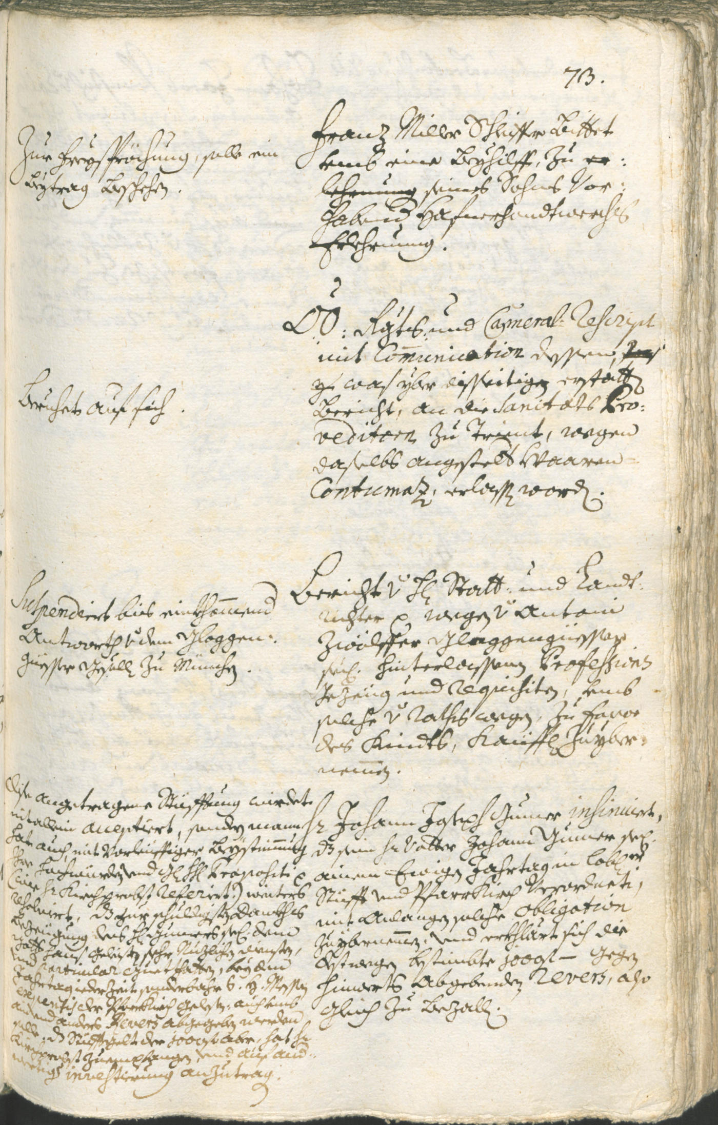 Stadtarchiv Bozen - BOhisto Ratsprotokoll 1738/41 