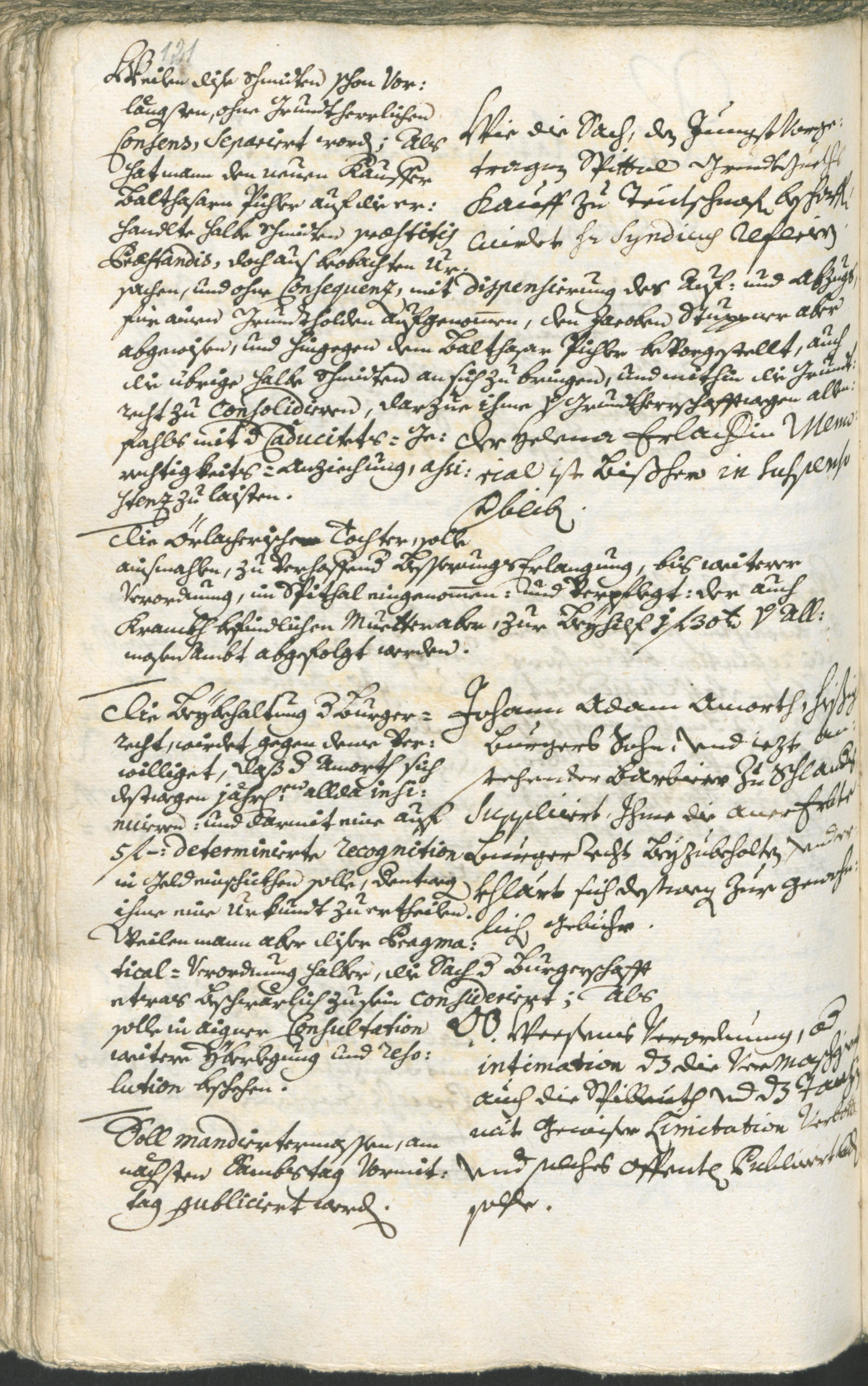 Stadtarchiv Bozen - BOhisto Ratsprotokoll 1738/41 