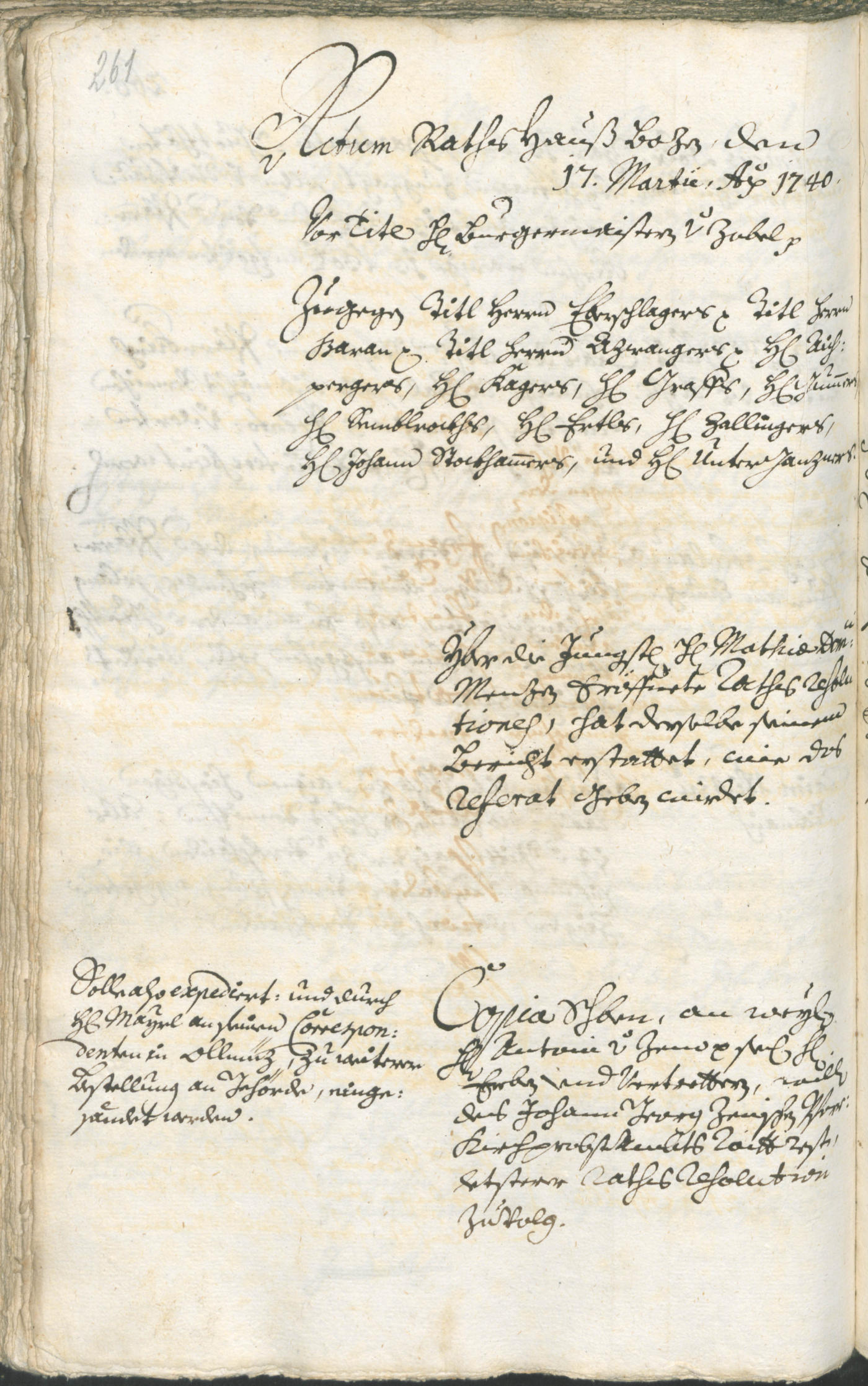 Civic Archives of Bozen-Bolzano - BOhisto Ratsprotokoll 1738/41 