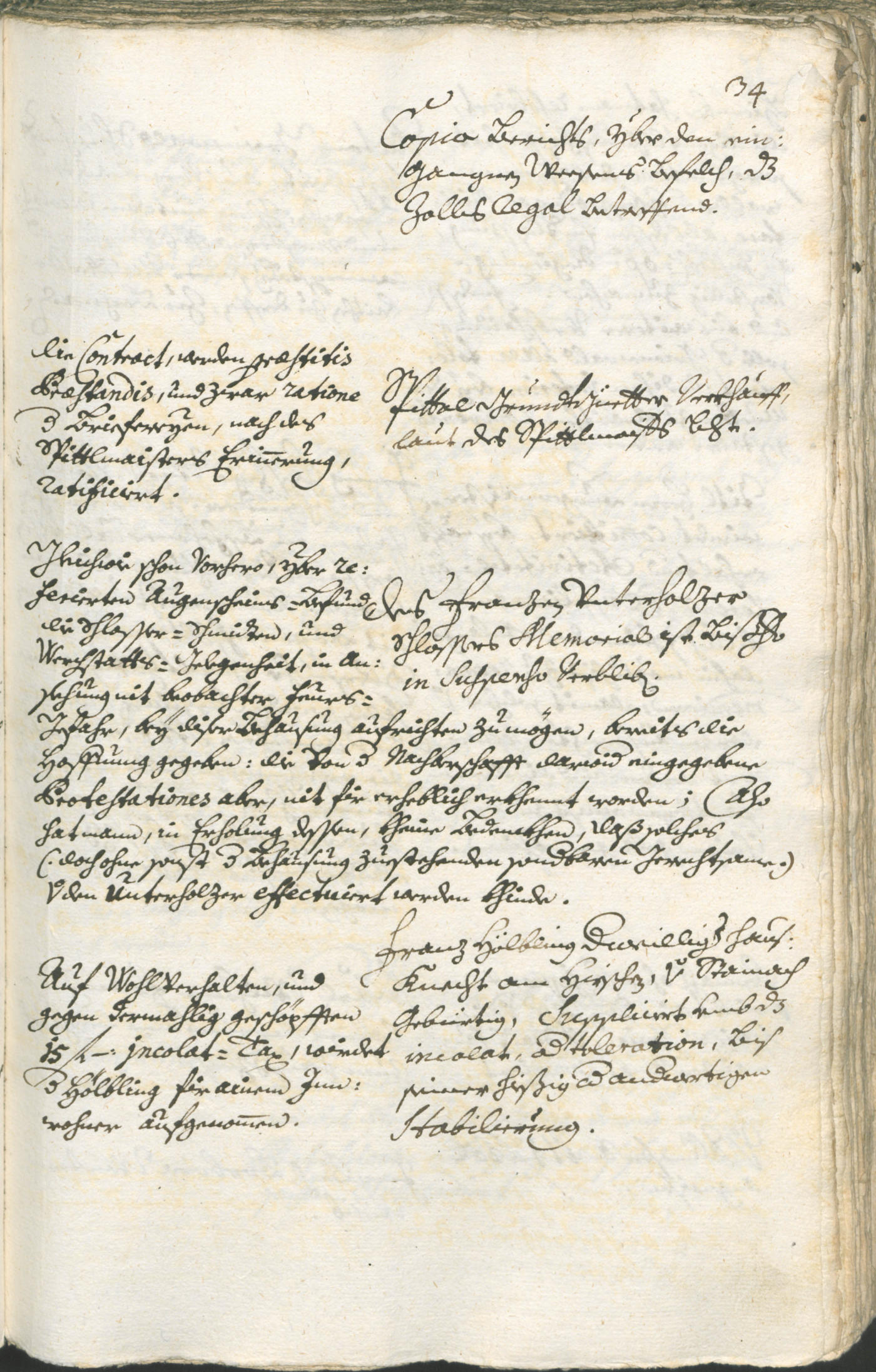 Stadtarchiv Bozen - BOhisto Ratsprotokoll 1738/41 