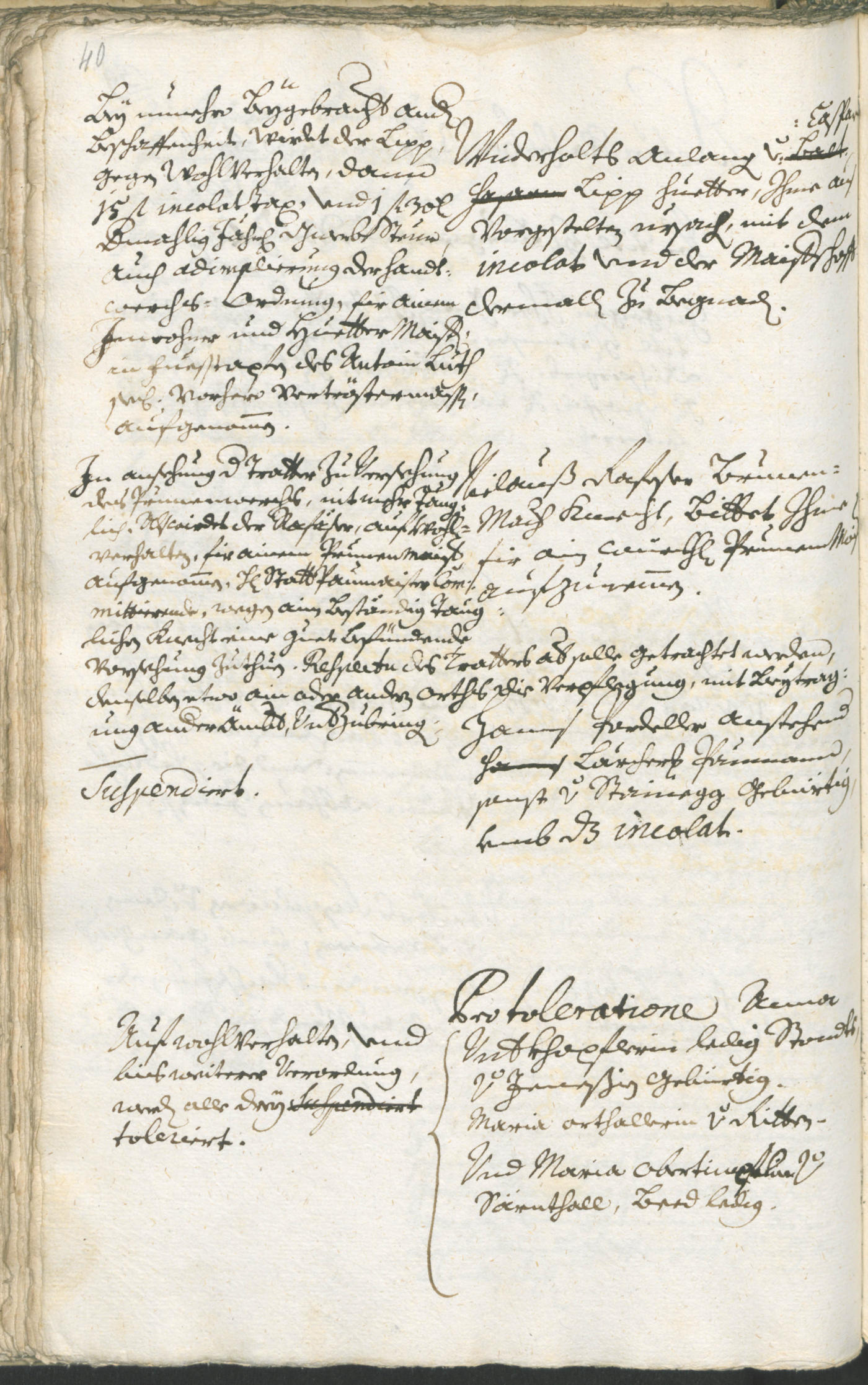 Stadtarchiv Bozen - BOhisto Ratsprotokoll 1738/41 