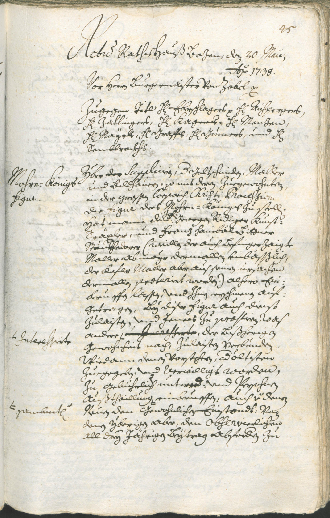 Archivio Storico della Città di Bolzano - BOhisto protocollo consiliare 1738/41 