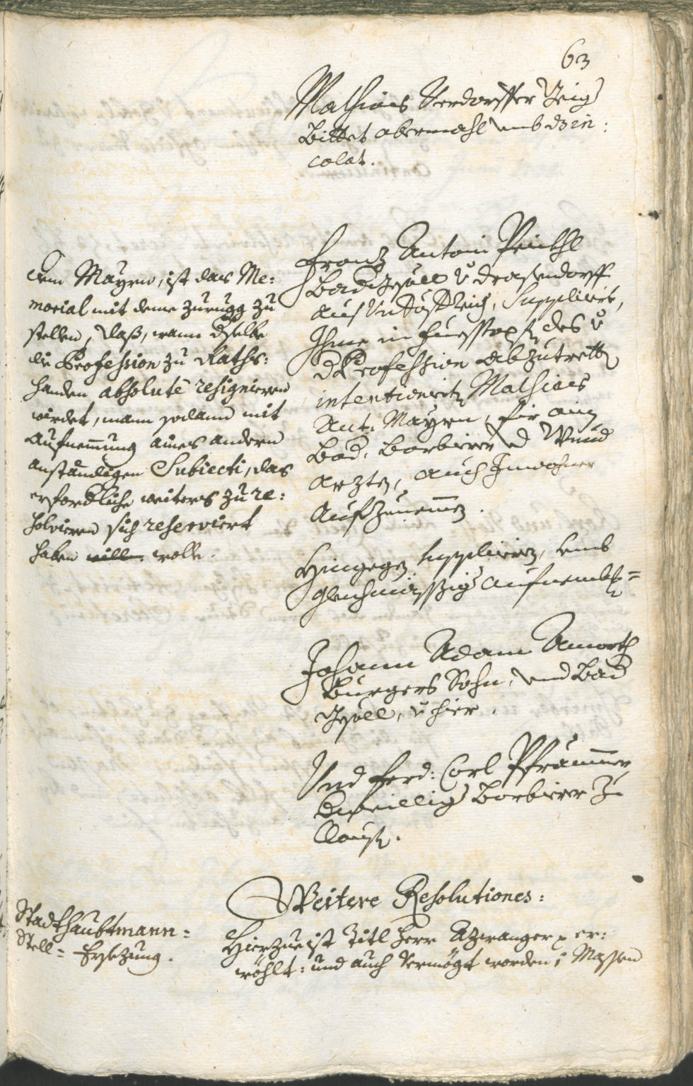 Archivio Storico della Città di Bolzano - BOhisto protocollo consiliare 1738/41 