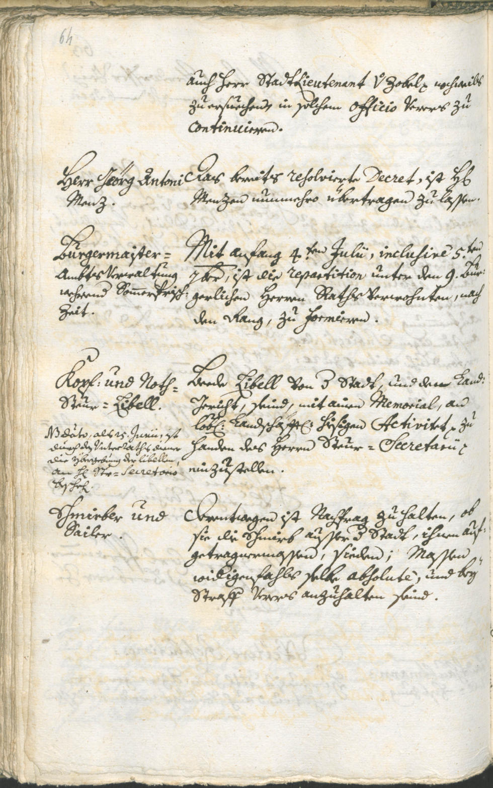 Civic Archives of Bozen-Bolzano - BOhisto Ratsprotokoll 1738/41 