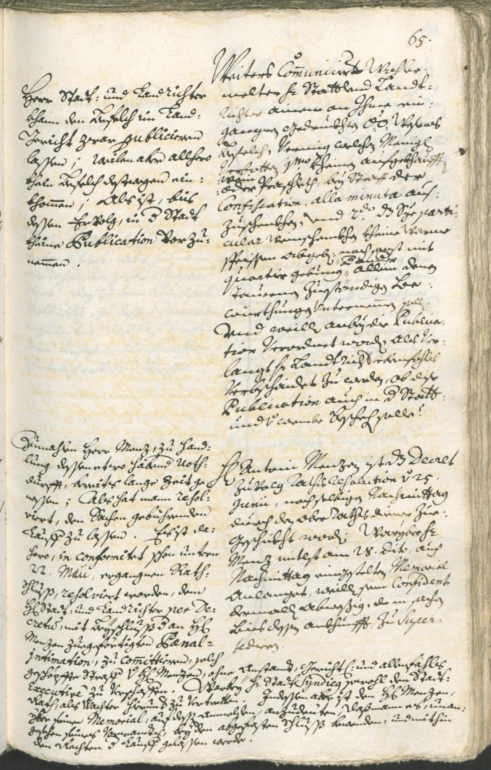 Civic Archives of Bozen-Bolzano - BOhisto Ratsprotokoll 1738/41 