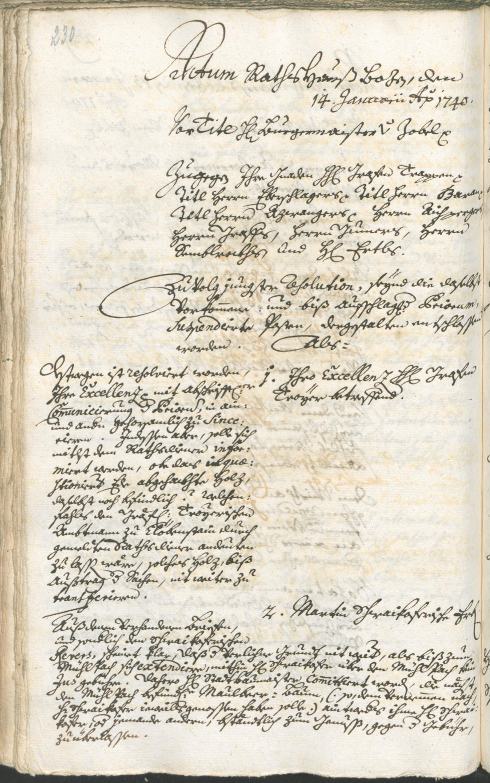 Civic Archives of Bozen-Bolzano - BOhisto Ratsprotokoll 1738/41 
