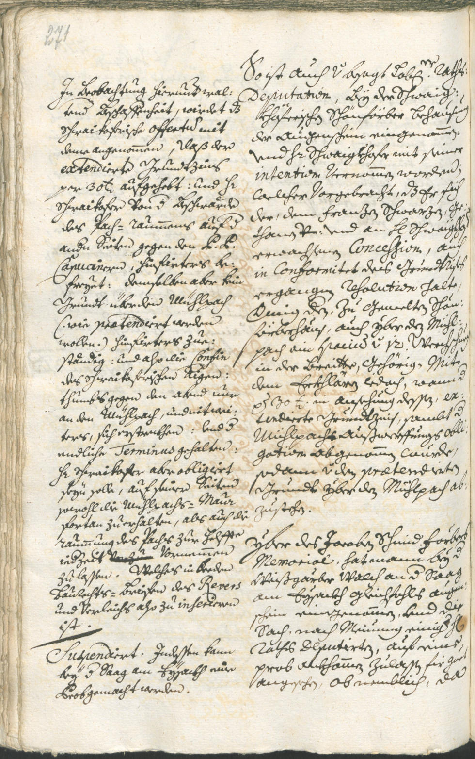 Stadtarchiv Bozen - BOhisto Ratsprotokoll 1738/41 