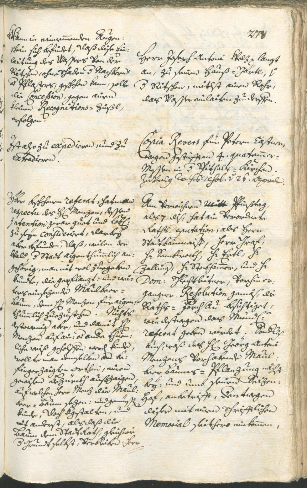 Archivio Storico della Città di Bolzano - BOhisto protocollo consiliare 1738/41 