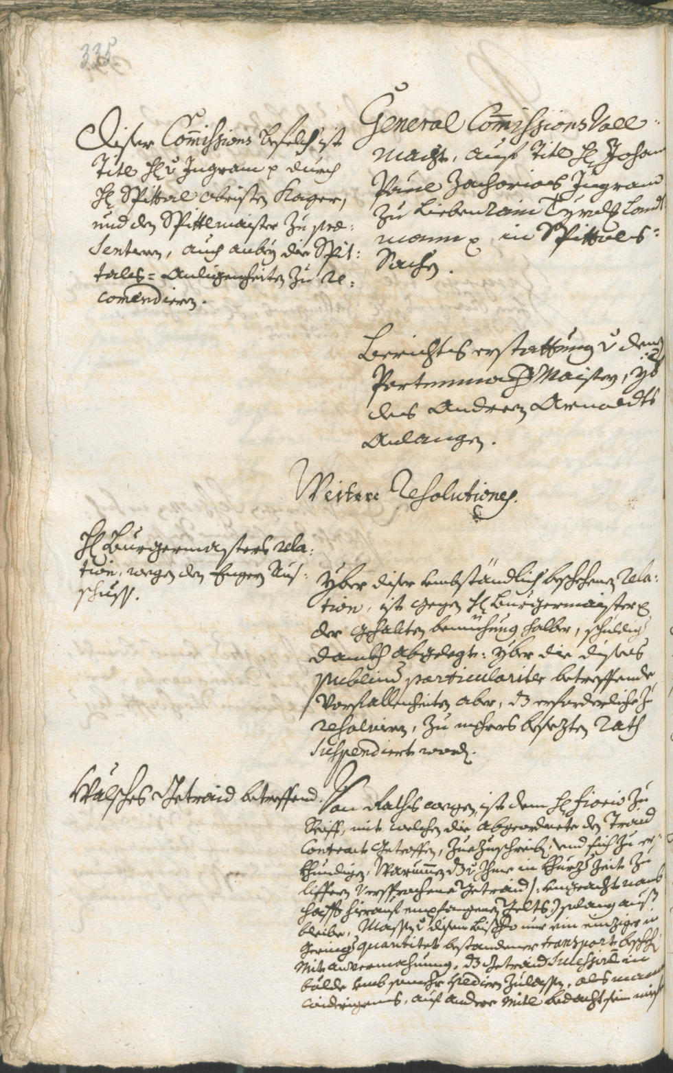 Stadtarchiv Bozen - BOhisto Ratsprotokoll 1738/41 
