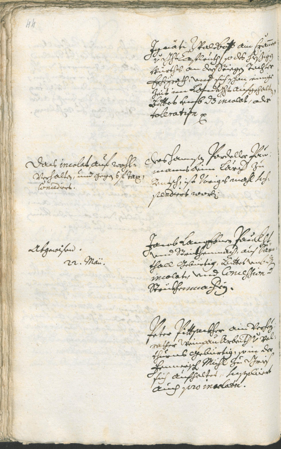 Stadtarchiv Bozen - BOhisto Ratsprotokoll 1738/41 
