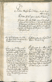 Stadtarchiv Bozen - BOhisto Ratsprotokoll 1738/41 - 
