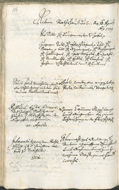 Archivio Storico della Città di Bolzano - BOhisto protocollo consiliare 1738/41 - 