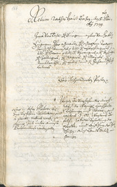 Archivio Storico della Città di Bolzano - BOhisto protocollo consiliare 1738/41 - 