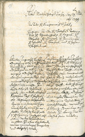 Stadtarchiv Bozen - BOhisto Ratsprotokoll 1738/41 - 