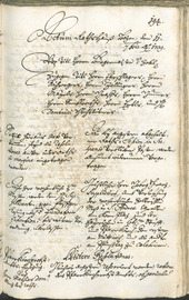 Stadtarchiv Bozen - BOhisto Ratsprotokoll 1738/41 - 