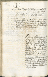 Archivio Storico della Città di Bolzano - BOhisto protocollo consiliare 1738/41 - 