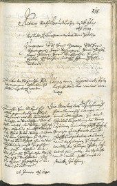 Civic Archives of Bozen-Bolzano - BOhisto Ratsprotokoll 1738/41 - 