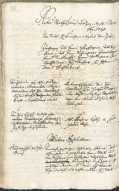 Stadtarchiv Bozen - BOhisto Ratsprotokoll 1738/41 - 