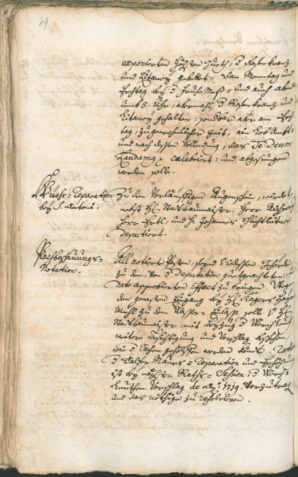 Civic Archives of Bozen-Bolzano - BOhisto Ratsprotokoll 1741/44 