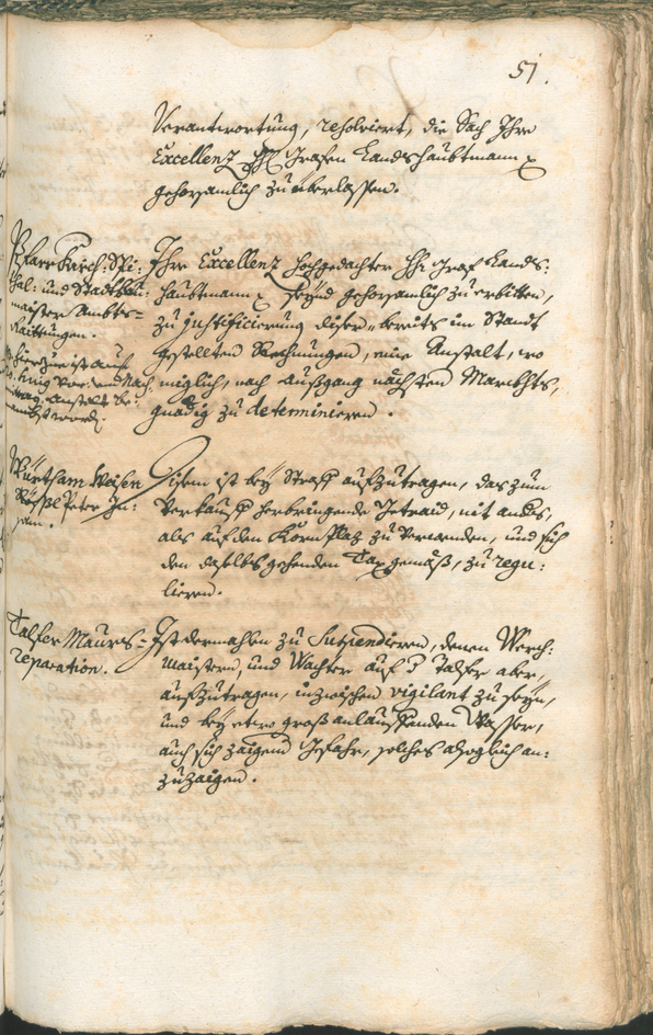 Stadtarchiv Bozen - BOhisto Ratsprotokoll 1741/44 