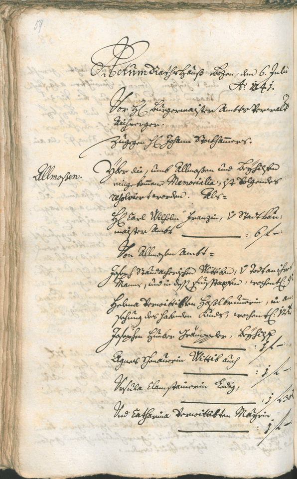 Civic Archives of Bozen-Bolzano - BOhisto Ratsprotokoll 1741/44 