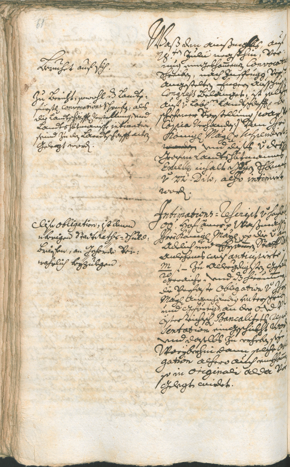 Stadtarchiv Bozen - BOhisto Ratsprotokoll 1741/44 