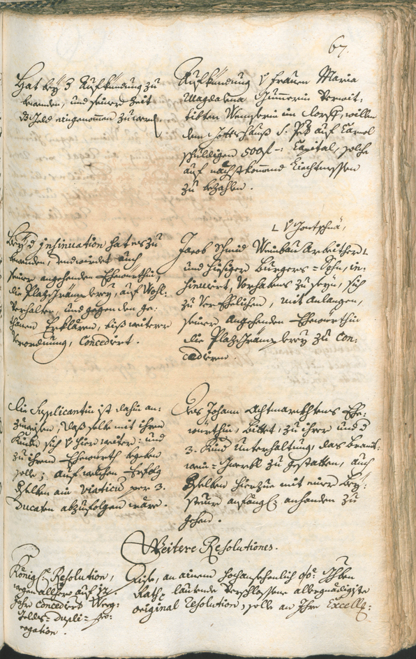 Stadtarchiv Bozen - BOhisto Ratsprotokoll 1741/44 