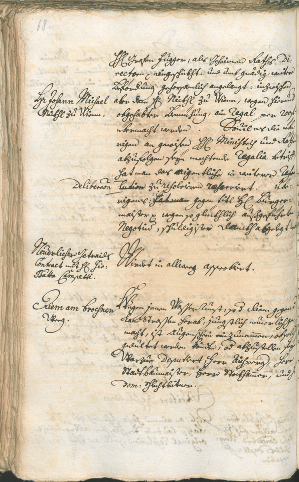 Archivio Storico della Città di Bolzano - BOhisto protocollo consiliare 1741/44 