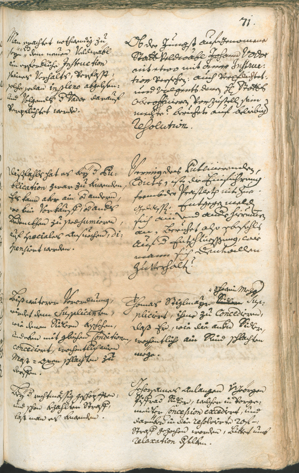 Stadtarchiv Bozen - BOhisto Ratsprotokoll 1741/44 