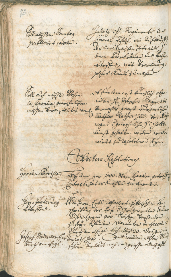 Stadtarchiv Bozen - BOhisto Ratsprotokoll 1741/44 